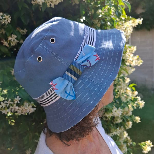 Nautical themed Summer hat