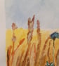 Watercolour painting Wild Corn - Image 1