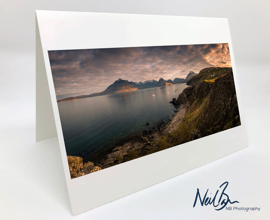 Elgol and Cuillins Isle of Skye - Scotland Greeting Card by Neil Barr