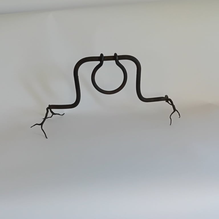 Contemporary Forged Steel Sculpture