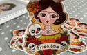 Frida Kahlo Inspired Stickers