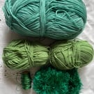 Green yarn Bundle Aran DK Yarn Women's Institute Acrylic yarn Knitting Crochet