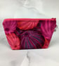 Sea urchin makeup bag, Shells zip bag, 2 size options, Handmade - Image 4