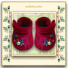 Reserved for Tina - Cherry Red Christmas Shoes