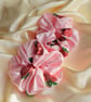 Strawberry Sequin Double Layer Tulle Scrunchies Perfectly Imperfect - Image 4