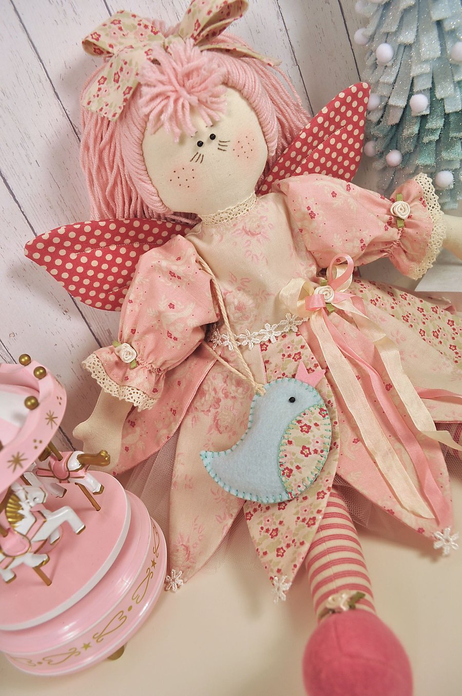 Magnolia Fairy Rag Doll Pattern