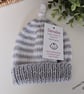 Hand Knitted Baby Pixie Beanie Hat  0 -3 months size  - Image 1