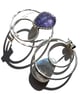 Tanzanite Earrings Recycled Silver Jewellery Gift Rose Cut Gemstone Hoops - Image 6