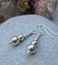 Sterling Silver Bead Drop Earrings - JBJ1032 - Image 1