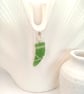 Sea Glass Necklace - Wire Wrapped Sea Glass - One of a Kind Gift - Image 1