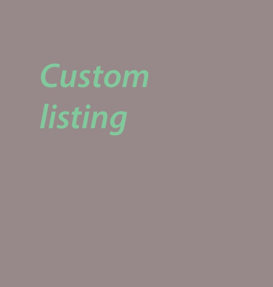 Custom listing