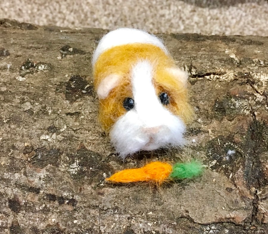 Reserved for customer Guinea pig needle felt miniature pet gift 