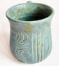 Blue Glazed Mug - Hand Thrown Stoneware Ceramic Mug  - Image 3