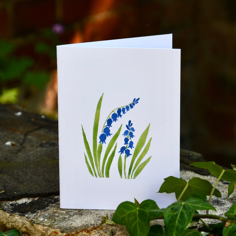 Bluebells Greetings Card
