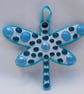 Handmade Mosaic Dragonfly wall hanging decoration