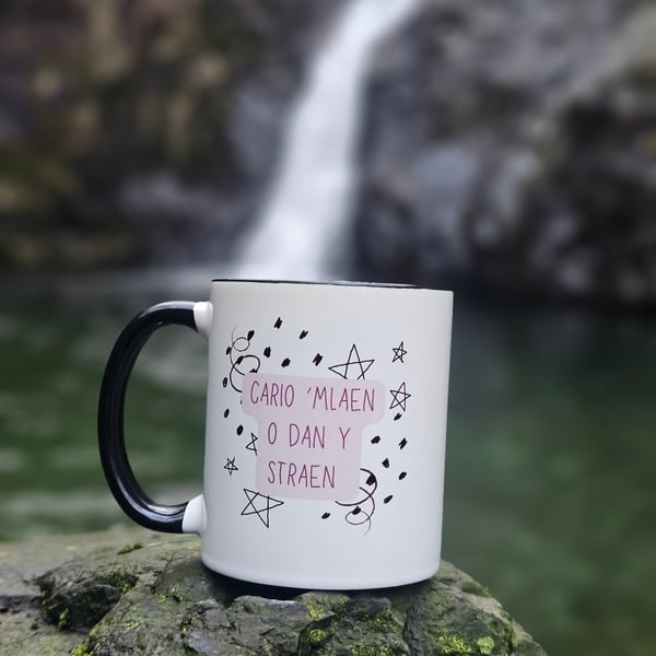 Handmade Welsh Mug – Mwg Cymraeg with Welsh Humour Perfect Gift from North Wales