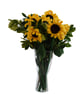 Knitting Pattern for a Vase of Sunflowers.  Digital Pattern - Image 2