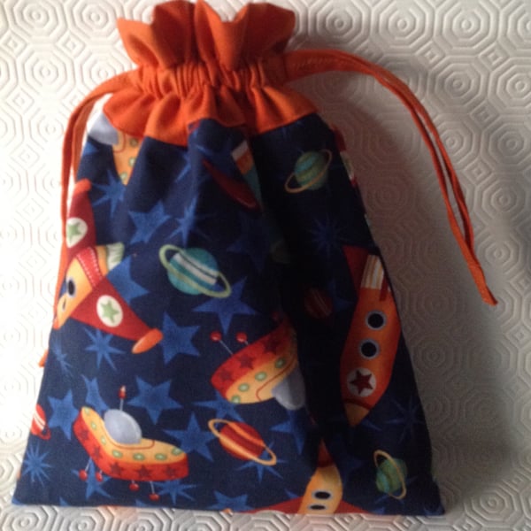 Space Drawstring Bag