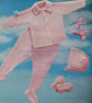 Vintage pattern hand knitted pram suits - Image 3