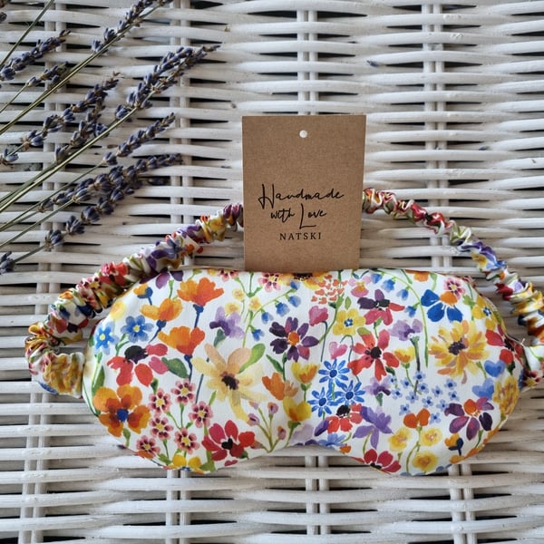 Silk eye mask. Weighted eye mask.