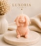Bunny Candle Handmade Rabbit Candle Easter Decor Cute Animal Candle Nursery Deco