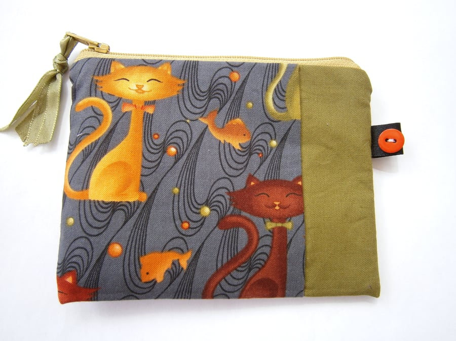 SALE Cats Coin Purse