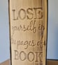 Lose yourself in the pages a book CUT & FOLD Book Folding Pattern - EMAILED PDF - Image 1