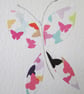 Bright Handmade Butterfly Card, bank inside - Image 2