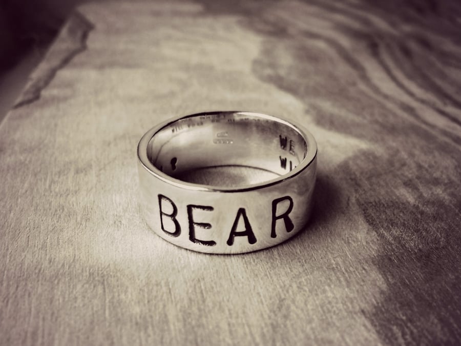 MIGHTY - Super duper Sterling Silver statement ring, for men or women