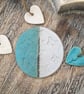 Handmade ceramic coaster, pottery, butterfly design - Image 10