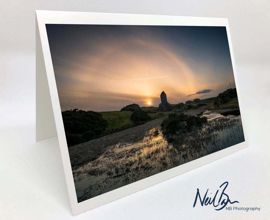 Smailholm Tower The Borders - Scotland Greeting Card by Neil Barr