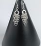 Sterling Silver Graduated Chainmaille Earrings  - Image 4