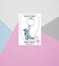 Pigeon Keyring - Handpainted - Bag Charm - Image 2