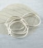 Stacking Ring Set - Silver Stacking Rings - Elegant Set of 5 Stackable Rings - Image 3