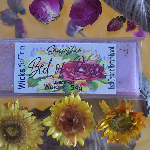 Soy Wax Melt SnapBar - Bed of Roses