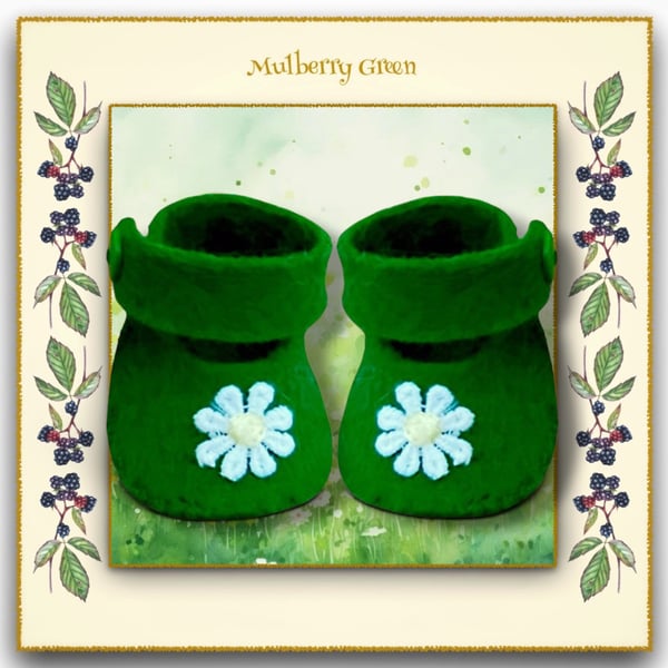 Emerald Green Oops a Daisy Shoes