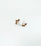 Rudolph Earrings, Reindeer Studs, Silver Plated or Sterling Silver Backs - Image 3