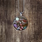 'Pink Spring' - Mosaic Pendant