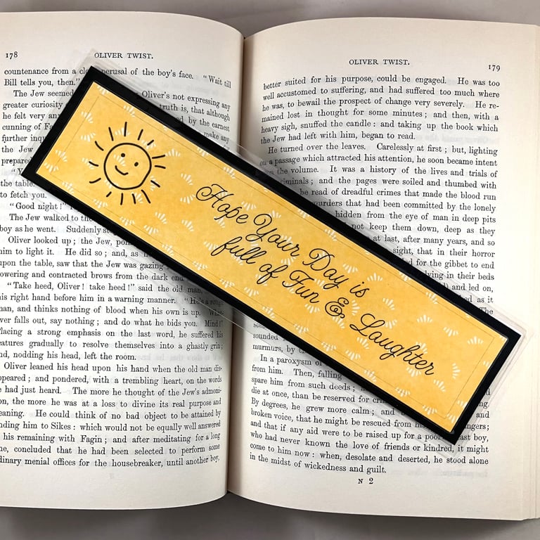 Positive hope laminated bookmark