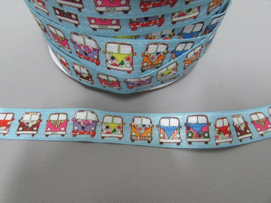 Camper Van Fold Over Elastic x 1 metre