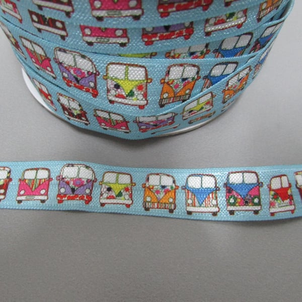 Camper Van Fold Over Elastic x 1 metre