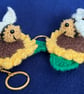 Bee Happy Sunflower Keyrings NO LONGER AVAILABLE  - Image 2