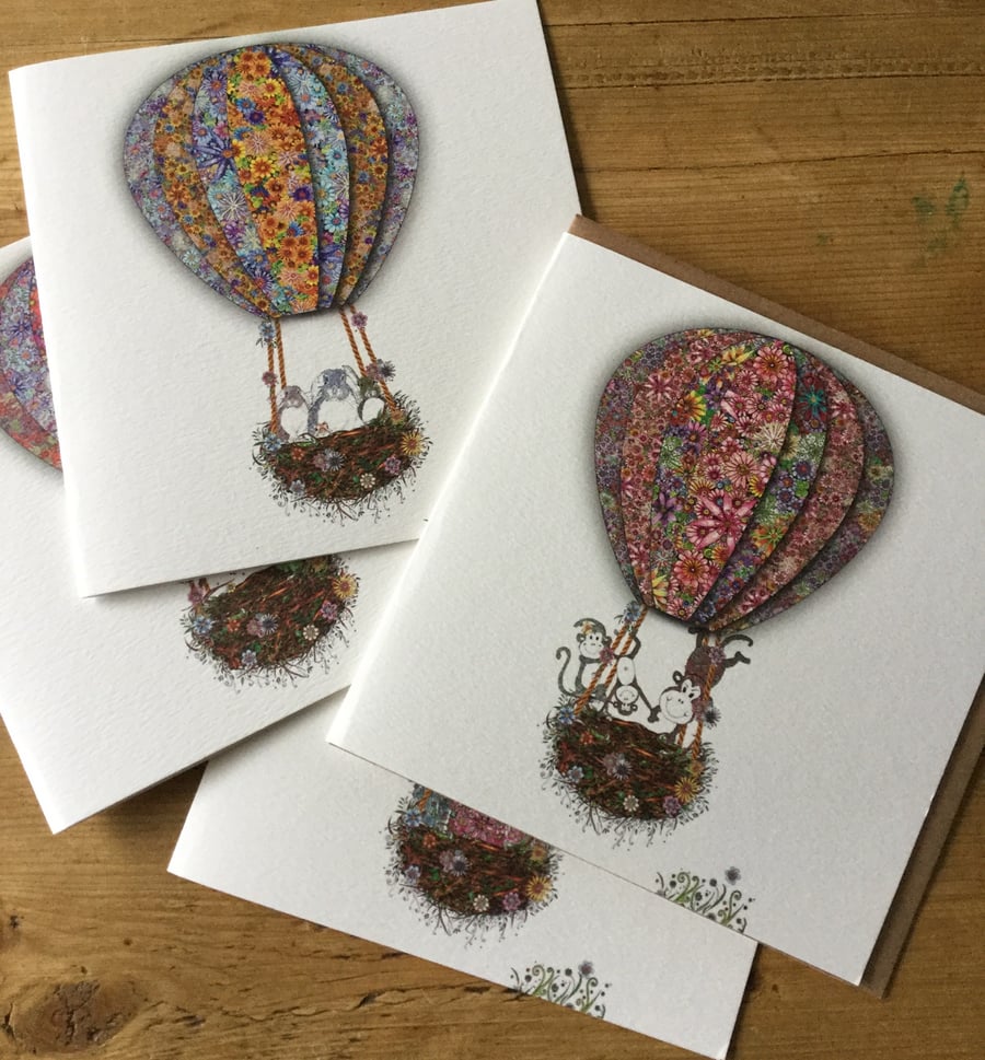 Offer 4 x mixed ‘Up in my Balloon’ cards 