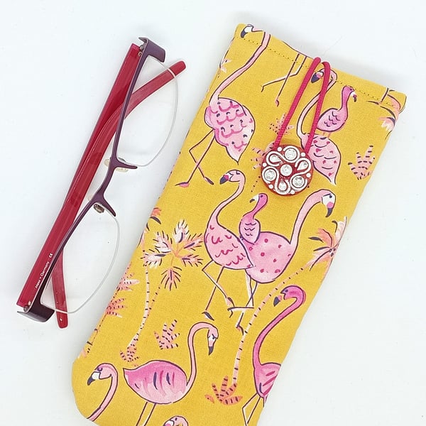 Flamingo glasses case 257KF