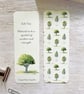Oak Tree Bookmark With Motivational Words - Double Sided  - Image 5