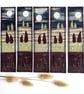 Bookmark with Moonlit Meadows and Sheep - Image 9