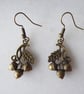 Acorns and Oak Leaf Bronze Tone Earrings - Image 2
