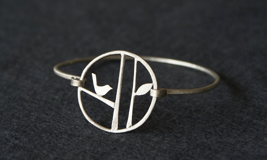 Edge of the woods bird bangle