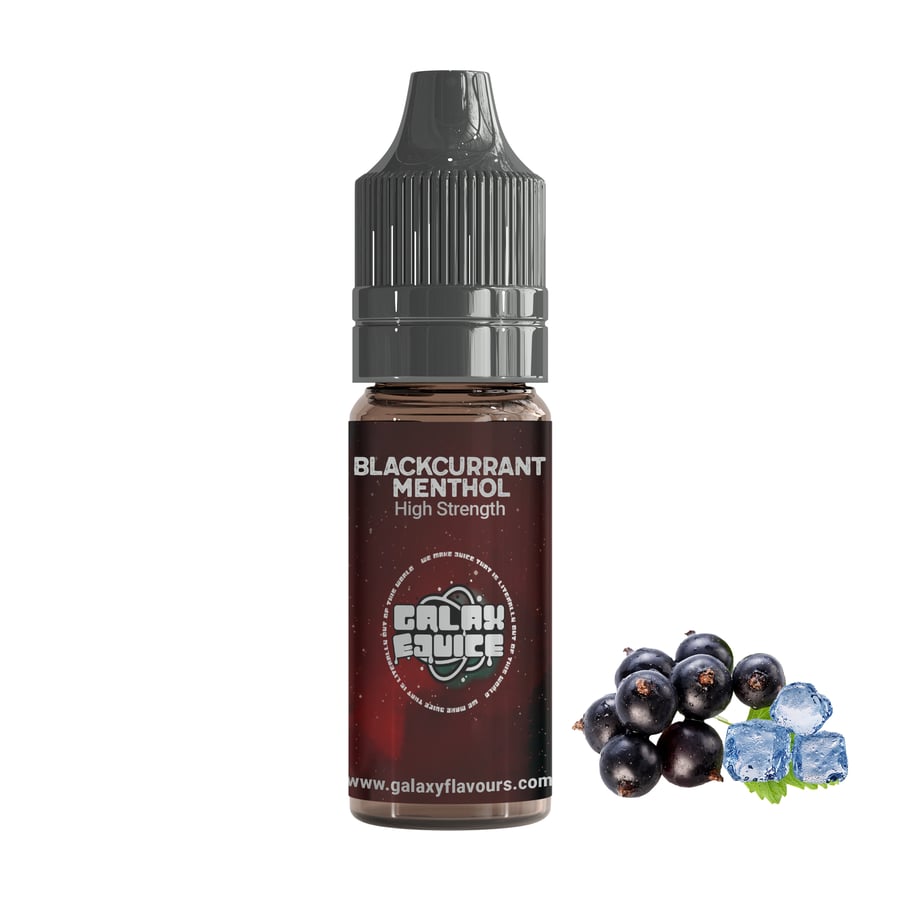 Blackcurrant Menthol High Strength Professional Flavouring. Over 250 Flavours.