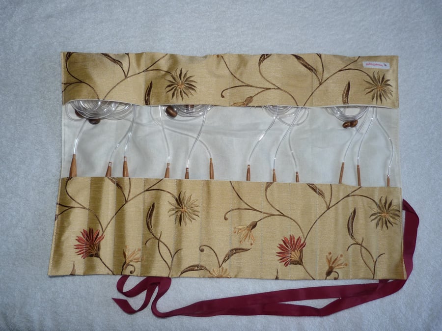 Afghan Tunisian Crochet Hook Set in Handmade Case. 12 Hooks Sizes 3.0-10.0. 48"